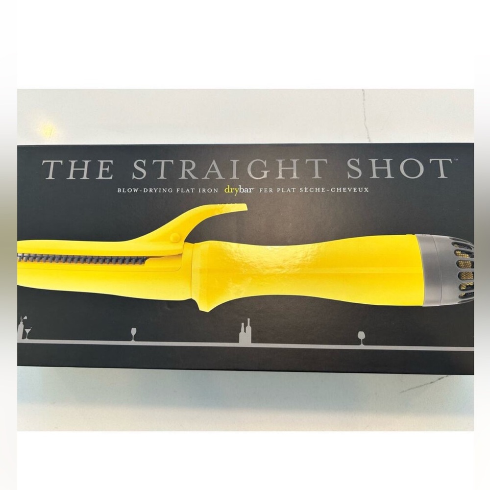 NEW Drybar The Straight Shot Blow-Drying Flat Iron for Smooth, Frizz-Free St…